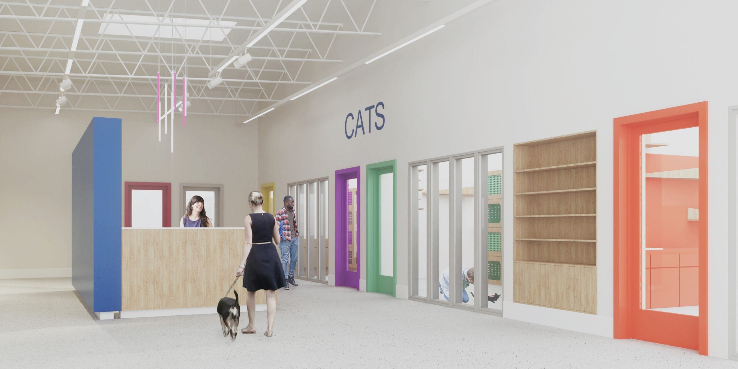 Michigan Animal Rescue League To Open New 7M Shelter In Pontiac   Lobby Scaled 